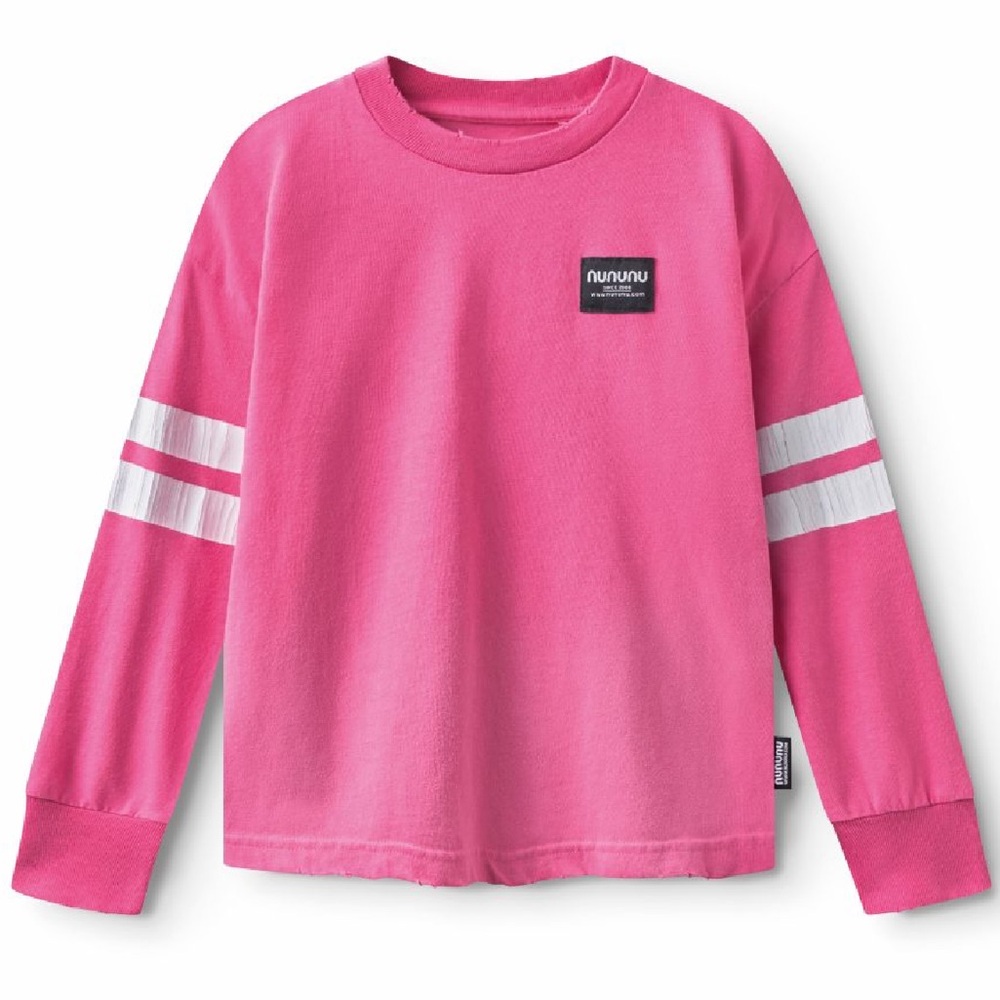 Nununu stripe sleeve tshirt